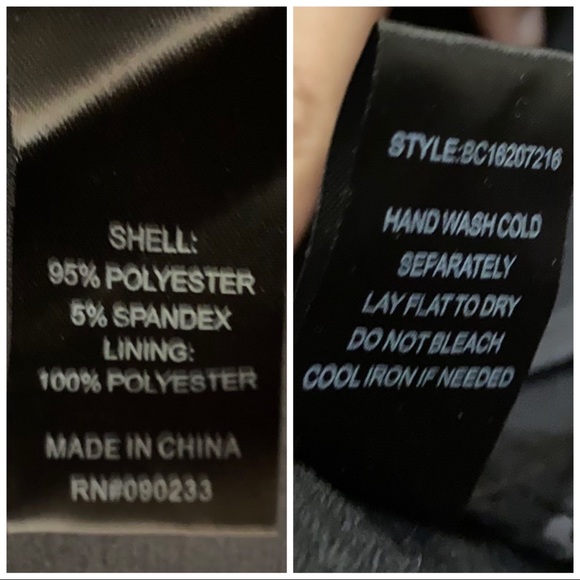 PacSun Kendall & Kylie Black Long Trench Coat, size Small, NWOT - Picture 6 of 9